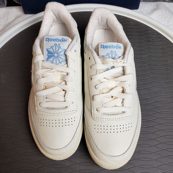 Reebok Club C 85 Vintage Unisex 5 White Leather Tennis Shoes 36.5 EUR Retrocore - Picture 2 of 10